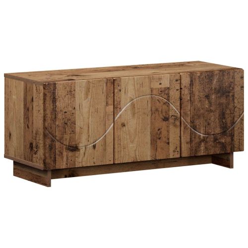 ТВ стойка 90 x 34.5 x 40 cm Старо дърво Инженерна дървесина