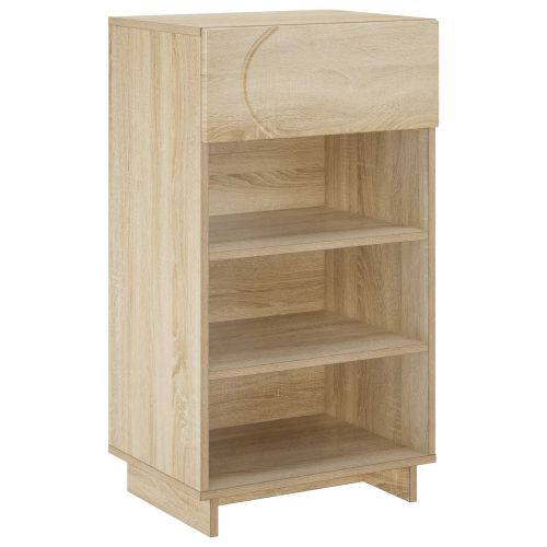 Шкаф за обувки 48 x 38 x 87,5 см Инженерно дърво Дъб сонома