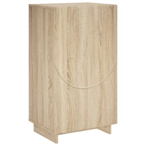 Шкаф за обувки 48 x 38 x 87,5 см Инженерно дърво Дъб сонома