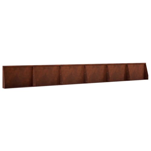 Задържащи стени 6 бр. 60 x 12 x 50 см Кортенова стомана