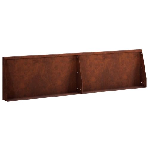 Задържащи стени 2 бр. 80 x 12 x 40 см Кортенова стомана