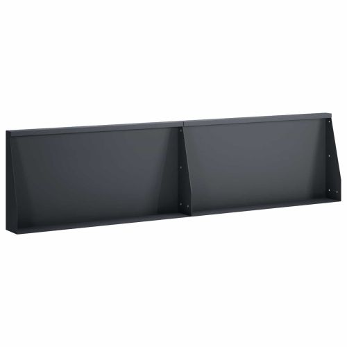 Задържащи стени 2 бр. 80 x 12 x 50 см Стомана Антрацит