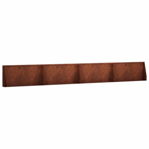 Задържащи стени 4 бр. 80 x 12 x 40 см Кортенова стомана