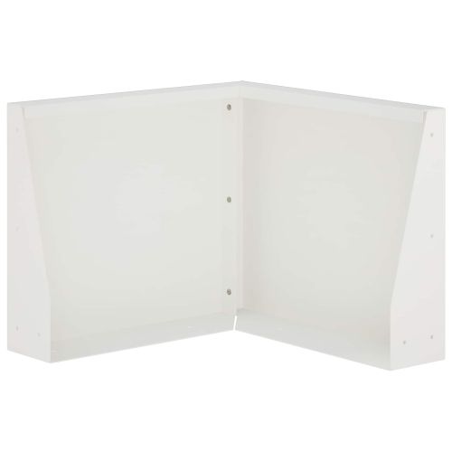 Задържащи стени 50 x 50 x 30 см Стомана Бяло