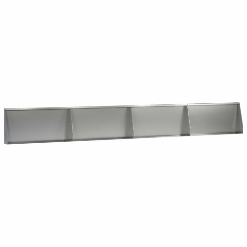 Задържащи стени 4 бр. 80 x 12 x 50 см Поцинкована стомана