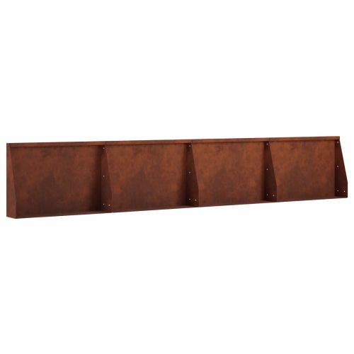 Задържащи стени 4 бр. 60 x 12 x 30 см Кортенова стомана