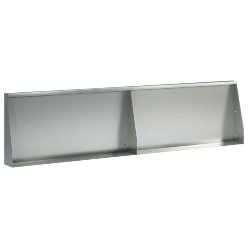 Задържащи стени 2 бр. 80 x 12 x 30 см Поцинкована стомана
