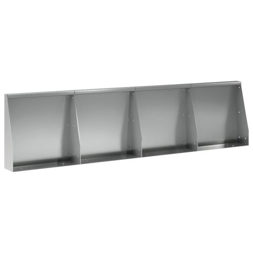 Задържащи стени 4 бр. 40 x 12 x 50 см Поцинкована стомана