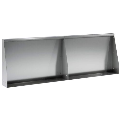 Задържащи стени 2 бр. 60 x 12 x 30 см Поцинкована стомана