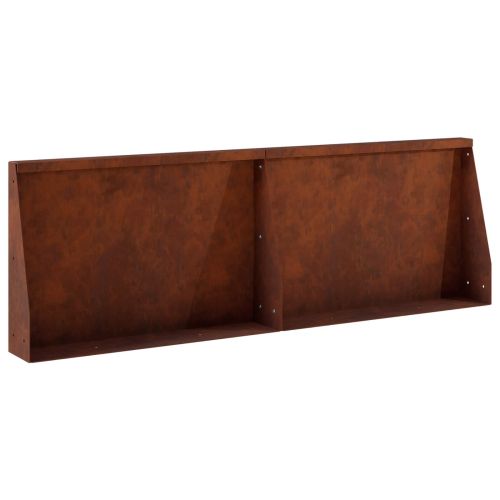 Задържащи стени 2 бр. 60 x 12 x 30 см Кортенова стомана