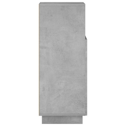 Шкаф за баня Бетонно сиво 36.5 x 38 x 95 см Инженерна дървесина