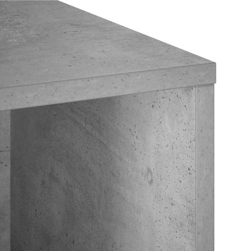 Шкаф за баня Бетонно сиво 36.5 x 38 x 95 см Инженерна дървесина