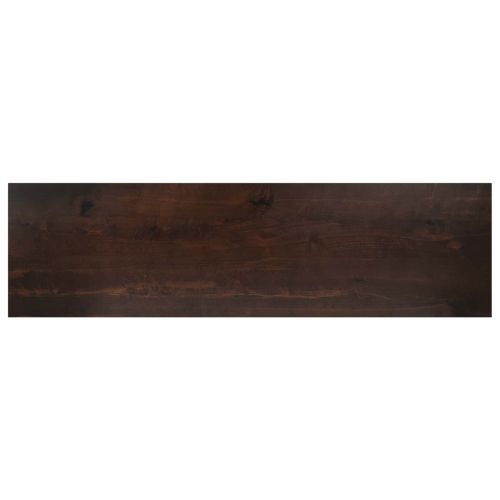 Стъпала за стълби 8 бр. 100 x 30 x 2 cm Тъмен кафяв Солидно бук