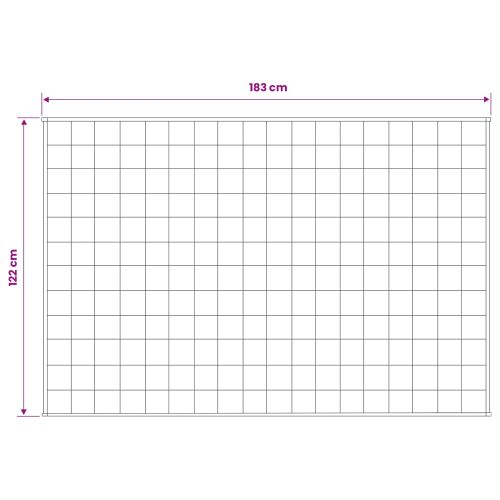 Тежко одеяло Бяло 122 x 183 cm 5 kg 100% Памук 205T