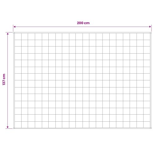 Тежко одеяло Антрацит 137 x 200 cm 10 kg 100% Памук 205T