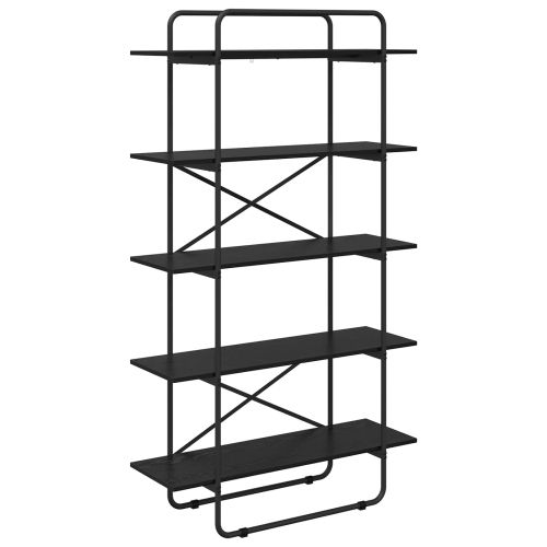 Рафт за книги 5 нива 100 x 35 x 175,5 см Инженерна дървесина