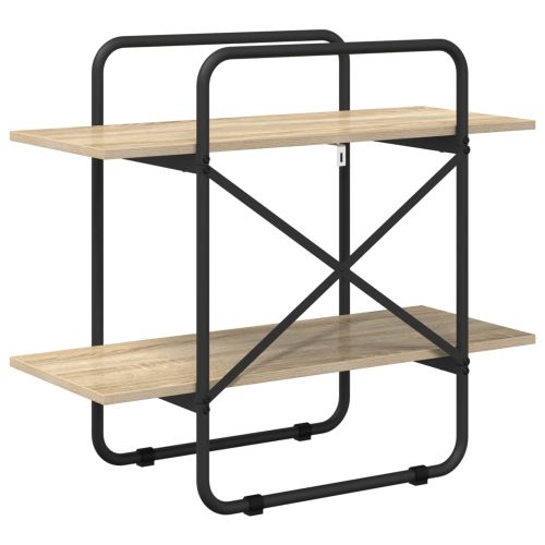 Рафт за книги 2 нива 60 x 35 x 70 cm PB Дъб сонома