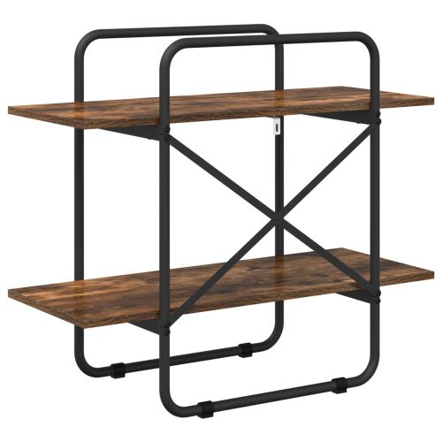 Рафт за книги 2 нива 60 x 35 x 70 cm PB Опушен дъб