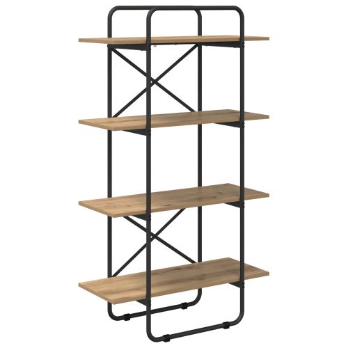 Рафт за книги 4 нива 60 x 35 x 140 см PB Дъб артизан