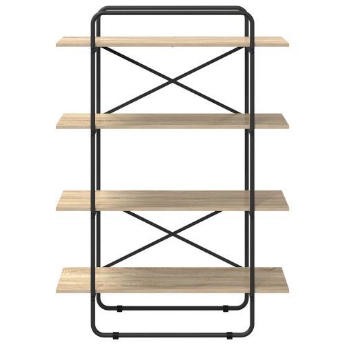 Рафт за книги 4 нива 100 x 35 x 140 см PB Дъб сонома