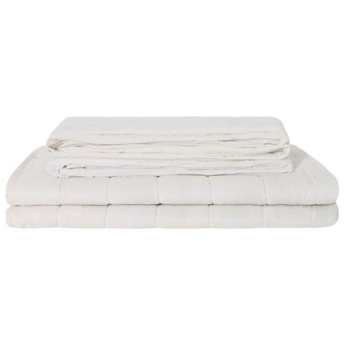Тежко одеяло Бяло 200 x 200 cm 9 kg 100% Памук 205T