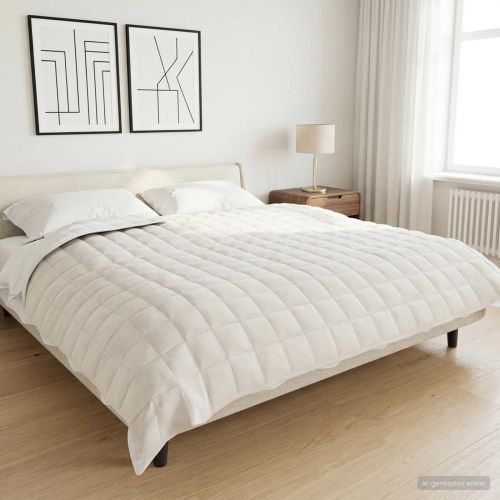 Тежко одеяло Бяло 230 x 220 cm 11 kg 100% Памук 205T