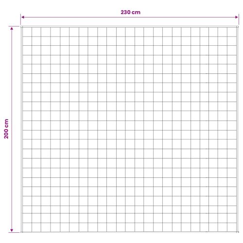 Тежко одеяло Бяло 200 x 230 cm 9 kg 100% Памук 205T