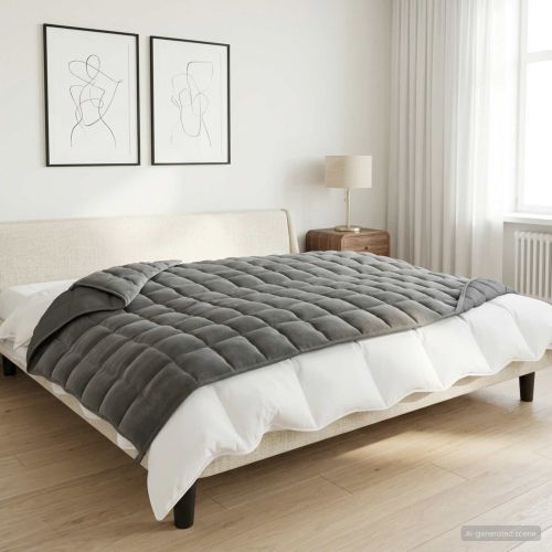 Тежко одеяло Антрацит 137 x 200 cm 6 kg 100% Памук 205T