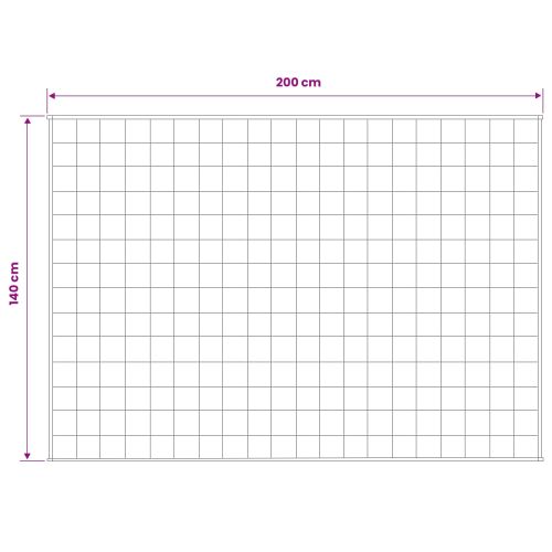 Тежко одеяло Антрацит 140 x 200 cm 10 kg 100% Памук 205T