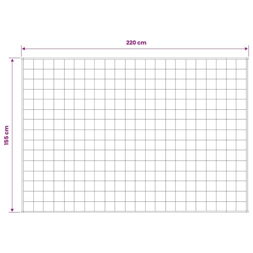 Тежко одеяло Бяло 155 x 220 cm 7 kg 100% Памук 205T