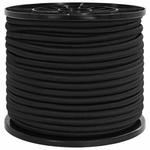 Бунджи въжета 10 mm Черно PP и гума