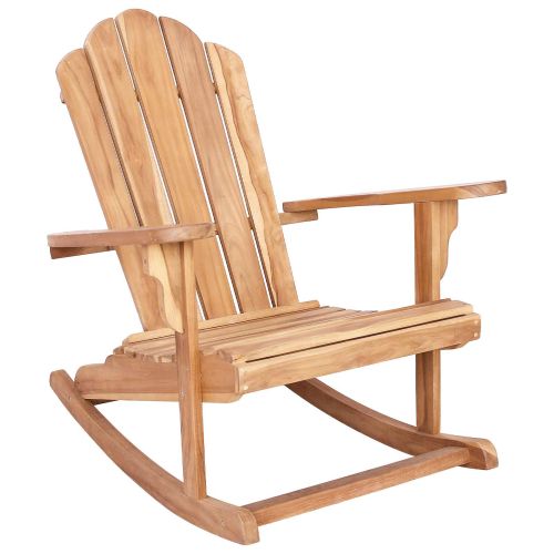 Градински люлеещ се стол Adirondack Натурално