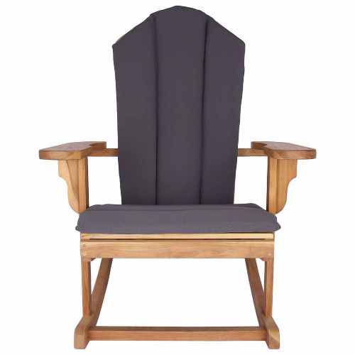 Градински люлеещ се стол Adirondack Натурално