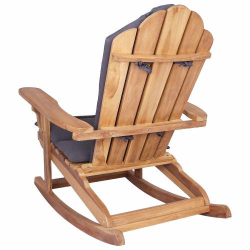 Градински люлеещ се стол Adirondack Натурално