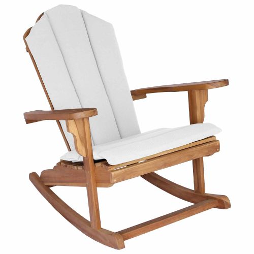 Градински люлеещ се стол Adirondack Натурално