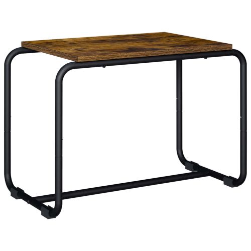 ТВ стойка 60 x 35.5 x 42 cm Опушен дъб Инженерна дървесина