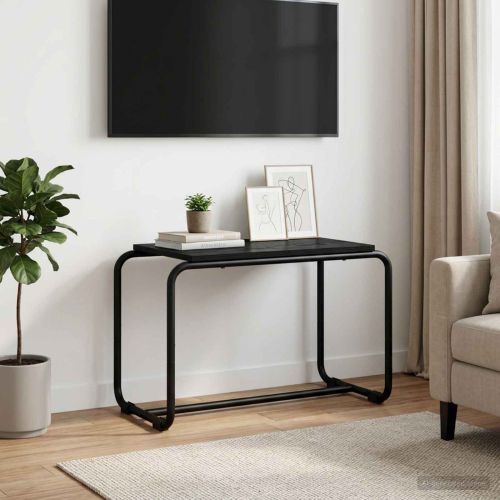 ТВ стойка 60 x 35.5 x 42 cm Черен дъб Инженерна дървесина