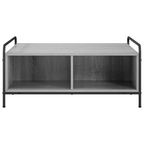 Масичка за кафе Сив Сонома 90 x 90 x 41 см Инженерна дървесина