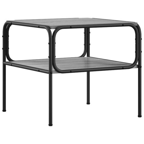 Странична маса Сив Сонома 100 x 50 x 46 см Инженерна дървесина