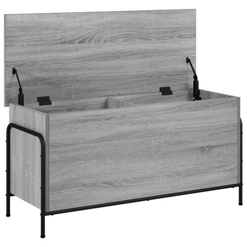 Кутия за съхранение Сив Сонома 80 x 40 x 49,5 см