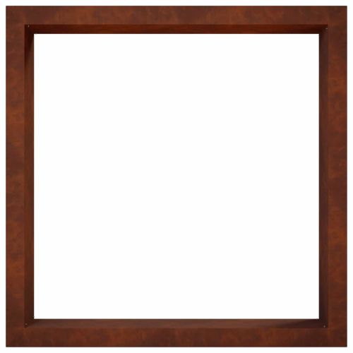 Ринг за огнище Ръждясало 90 x 90 x 25 см Кортенова стомана