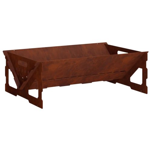 Огнище Ръждясало 60 x 40 x 20 см Кортенова стомана
