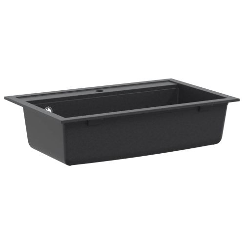 Кухненска мивка с едно корито Гранит 79,5 x 50,5 x 20 см Графит