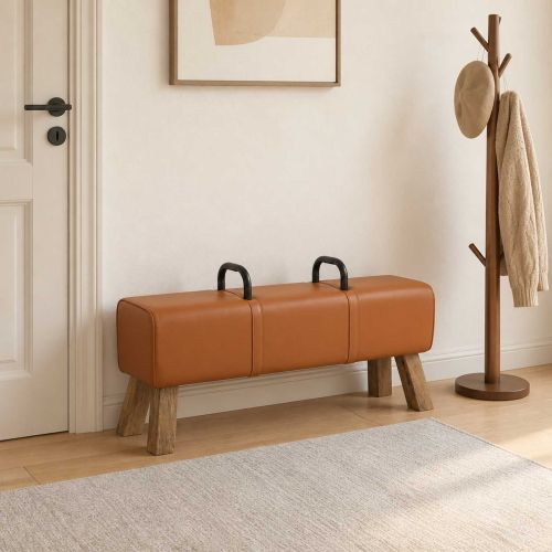 Пейка Кафяво 110 x 30 x 45 см Истинска