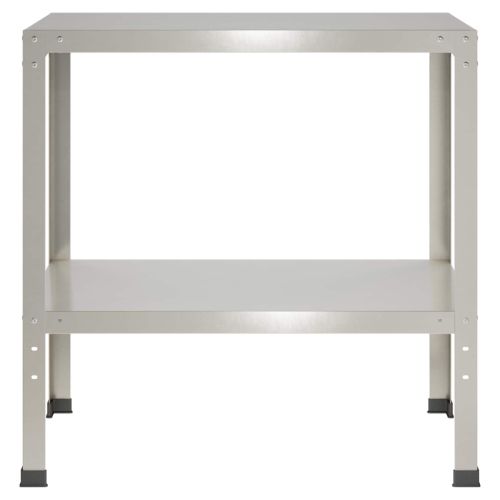 Маса за засаждане 80 x 50 x 80 cm Неръждаема стомана Сребристо