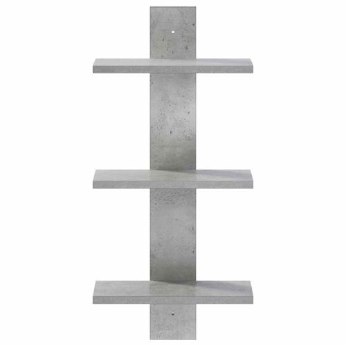 Стенен рафт Бетонно сиво 30 x 13.5 x 64.5 cm