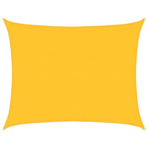 Sunshade Sail 160 g/m² Rectangular Yellow 6x7 m HDPE - Untranslated
