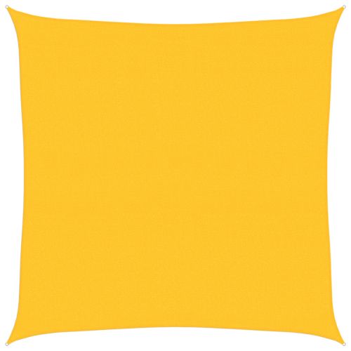 Sunshade Sail 160 g/m² Square Yellow 7x7 m HDPE - Untranslated