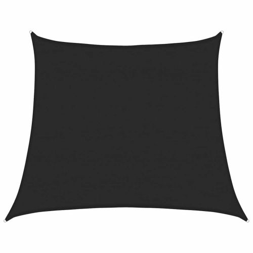 Sunshade Sail 160 g/m² Trapezium Black 4/5x4 m HDPE - Untranslated
