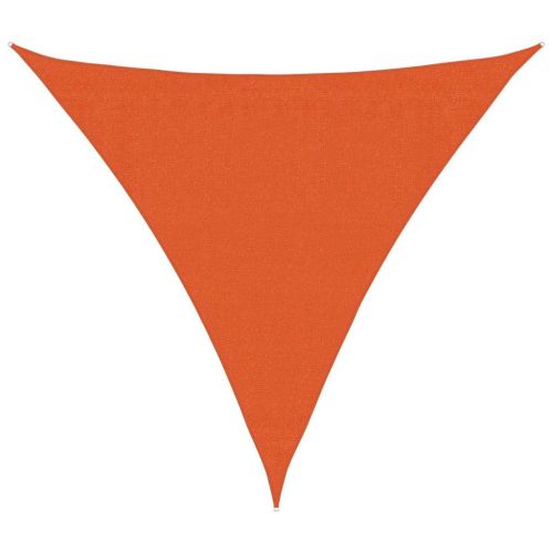 Sunshade Sail 160 g/m² Triangular Orange 3,6x3,6x3,6 m HDPE - Untranslated